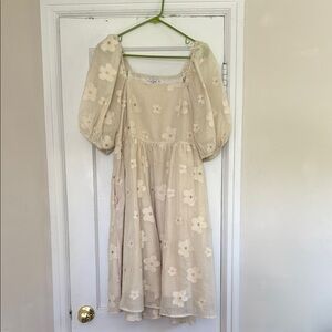 COPY - Floral Puff Sleeve Dress